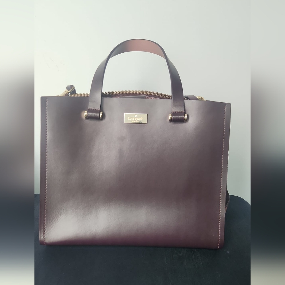 Kate spade burgundy and blush purse